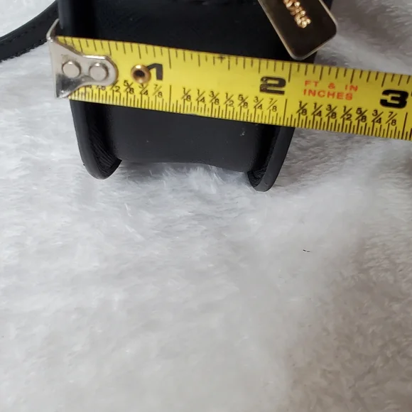 Michael Kors Set Travel Saffiano Leather Crossbody Bag Black - Picture 11 of 13